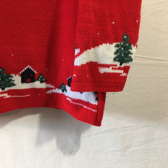 Cute Bear Print Christmas Sweater - Picture 4 of 5